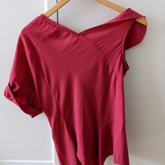 Roland Mouret Pink Off Shoulder Top - Picture 5 of 6